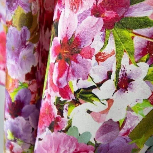 Silk floral print over size‎ scarf